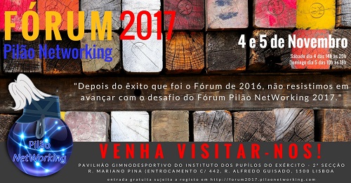 Fórum Pilão Networking – 4 e 5 de novembro, Lisboa.